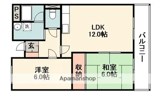 パークヒルハイツ【1階】の間取り