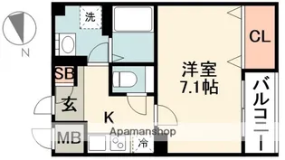カーサセジオーネ【2階】の間取り