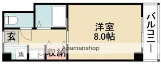 大阪府箕面市小野原東1丁目【マンション】の間取り
