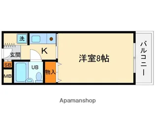 大阪府箕面市小野原西5丁目【マンション】の間取り