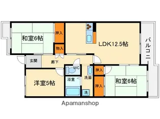 TフリーデンハイムⅡ【2階】の間取り