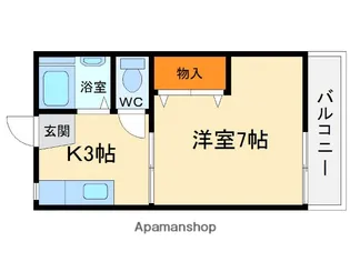 ジョイハイツ【1階】の間取り
