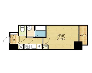 プレサンス玉造駅前ルージュ【12階】の間取り