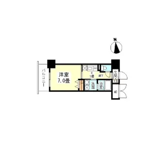 CASA京橋【0306号室】の間取り