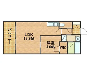 ブリリアント同心【0602号室】の間取り