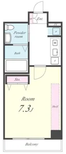セイワパレス堂島シティ【4階】の間取り