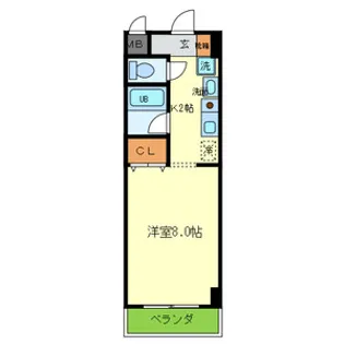 ADORER【2階】の間取り