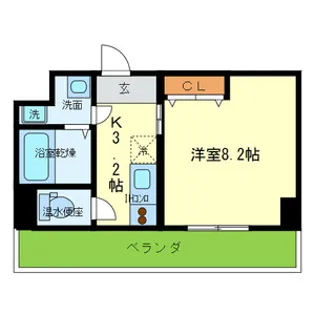ルミエール八尾駅前【9階】の間取り