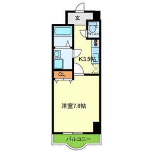 ルミエール八尾駅前【5階】の間取り