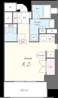 セイワパレス夕陽丘【1003号室】の間取り