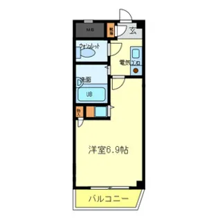 リーベハイツ青山【2階】の間取り