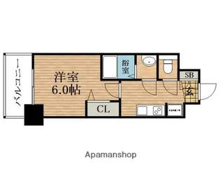 大阪府大阪市中央区玉造2丁目【マンション】の間取り