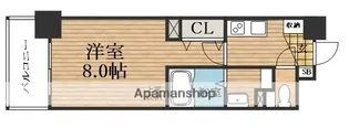 大阪府大阪市中央区南船場2丁目【マンション】の間取り