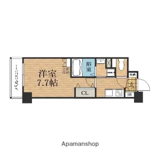 大阪府大阪市中央区南船場2丁目【マンション】の間取り