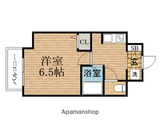 大阪府大阪市中央区内淡路町1丁目【マンション】の間取り