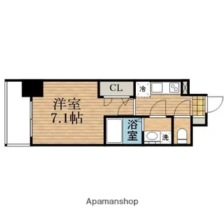 大阪府大阪市中央区南久宝寺町1丁目【マンション】の間取り