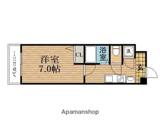 大阪府大阪市中央区安堂寺町1丁目【マンション】の間取り