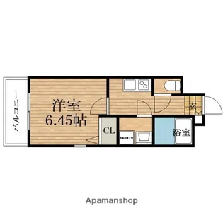 大阪府大阪市中央区島之内2丁目【マンション】の間取り