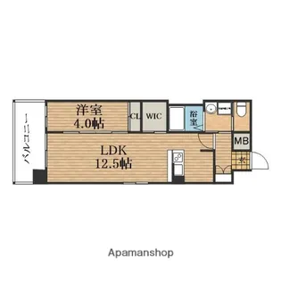 大阪府大阪市中央区玉造2丁目【マンション】の間取り