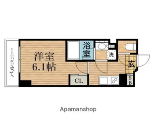 大阪府大阪市中央区北久宝寺町1丁目【マンション】の間取り