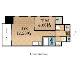 大阪府大阪市中央区本町橋【マンション】の間取り