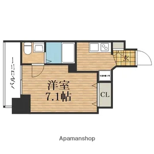 大阪府大阪市城東区東中浜1丁目【マンション】の間取り