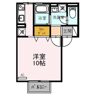 サンハイツ横沼【2階】の間取り