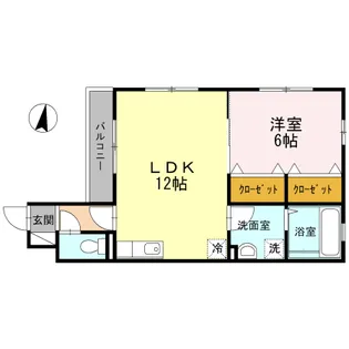 カサグランデ【201号室】の間取り