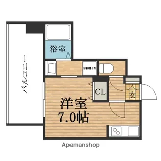 大阪府大阪市東成区中道1丁目【マンション】の間取り