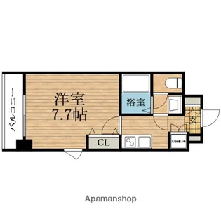 大阪府大阪市東成区中道1丁目【マンション】の間取り