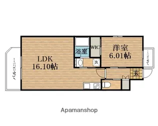 大阪府大阪市北区中崎西4丁目【マンション】の間取り