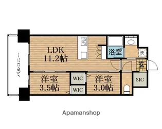 大阪府大阪市北区黒崎町【マンション】の間取り
