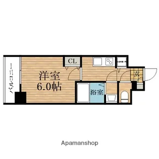 大阪府大阪市東成区大今里南6丁目【マンション】の間取り