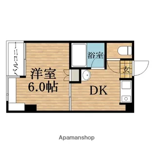 大阪府大阪市東成区中本1丁目【マンション】の間取り