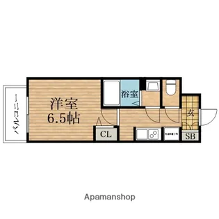 大阪府大阪市城東区森之宮2丁目【マンション】の間取り