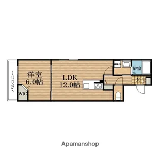 大阪府大阪市東成区大今里1丁目【アパート】の間取り