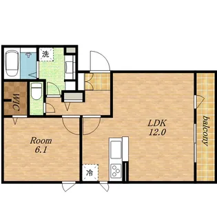 インペリアルカーサ A棟【2階】の間取り