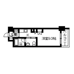 セイワパレス 京橋コルティーレ【0802号室】の間取り