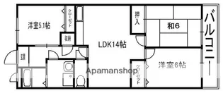 ビバリーフラッツ【2階】の間取り