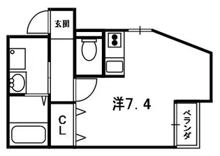 グランメールⅡ【1階】の間取り
