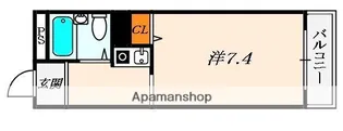 ハイコーポ京阪【5階】の間取り