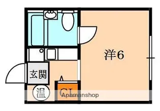 コーポラス禁野【1階】の間取り