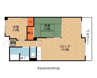 元町RURAL【4階】の間取り
