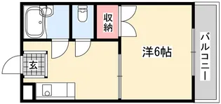 大阪府寝屋川市田井町【マンション】の間取り