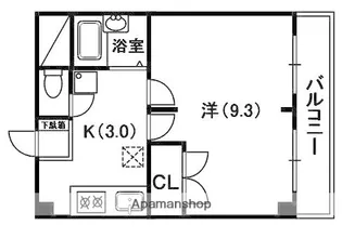 M’PLAZA津田駅前七番館【2階】の間取り