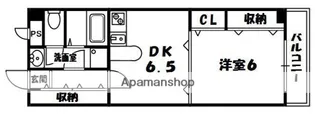 宮之阪ウェーブ【6階】の間取り