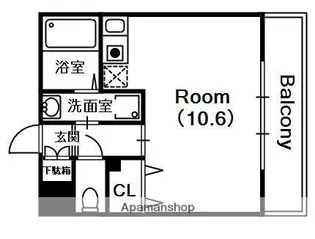 ルーセントオーデン・アネックス【1階】の間取り