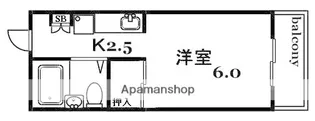 竹本ビル【4階】の間取り