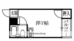 マンショングリーン【3階】の間取り