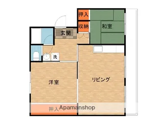 山田池住宅 第三号棟【5階】の間取り